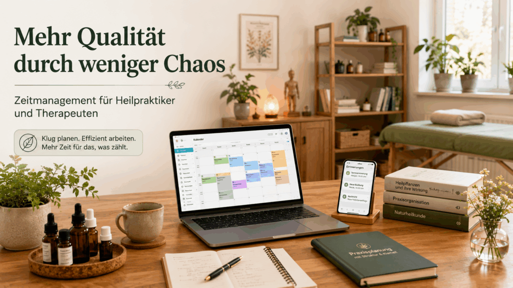 Zeitmanagement für Heilpraktiker: Endlich mehr Zeit für Patienten – stressfrei und erfolgreich